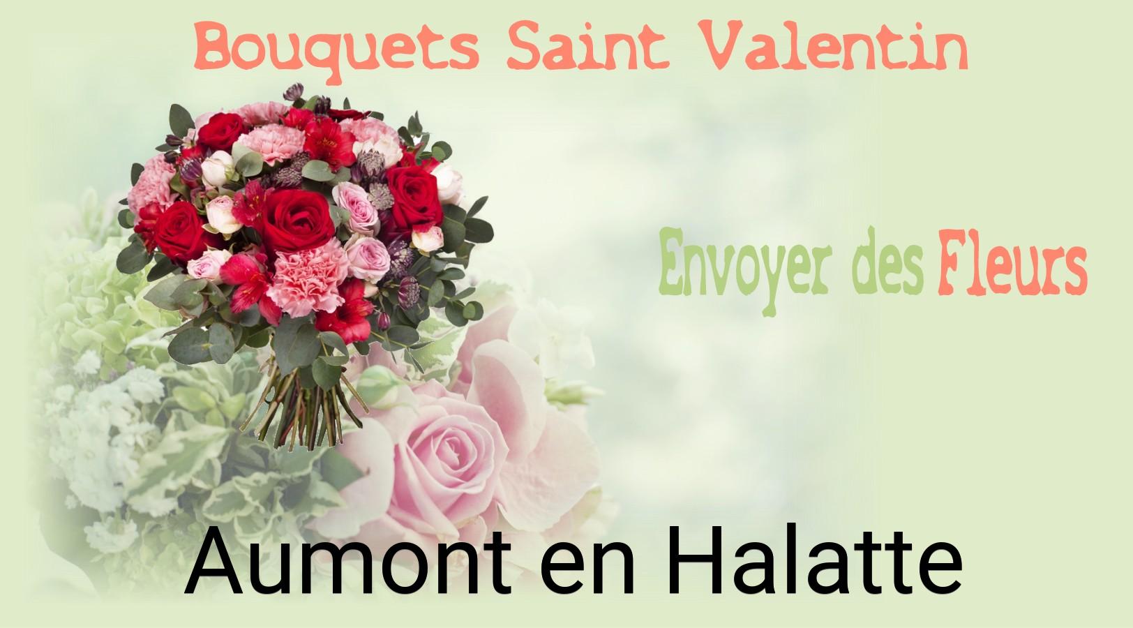 Roses de Saint-Valentin livrées à Aumont-en-Halatte